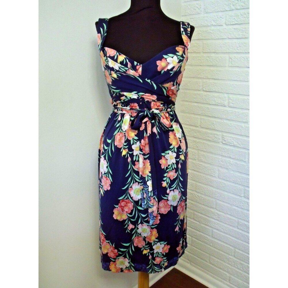 Elie Tahari Floral Wrap Dress